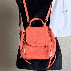 Michael Kors Viv Mini Pebbled Leather Backpack